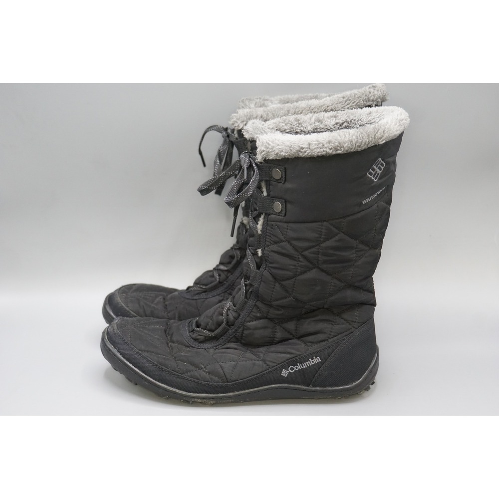 Columbia Minx Mid II Omni-Heat Waterproof Winter Boots Black BL1585-010 Womens 9